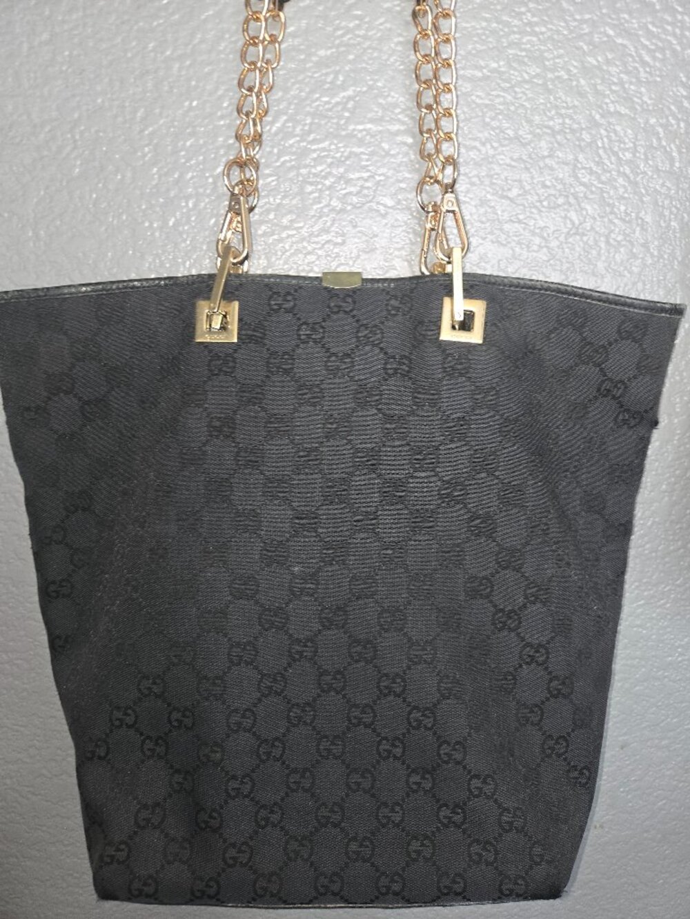 Vintage Canvas Gucci Tote